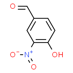 ChemSpider 2D Image | 4-Hydroxy-3-nitrobenzaldehyde | C7H5NO4
