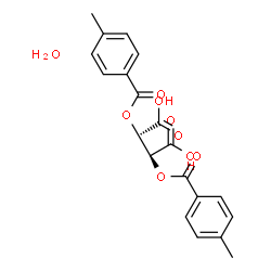 ChemSpider 2D Image | D-Tartaric acid 2,3-di-p-toluoyl ester monohydrate | C20H20O9