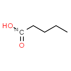 ChemSpider 2D Image | (1-~14~C)Pentanoic acid | C414CH10O2