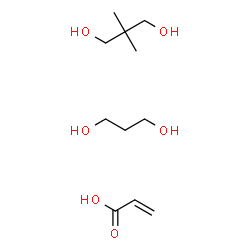 ChemSpider 2D Image | acrylic acid;2,2-dimethylpropane-1,3-diol;propane-1,3-diol | C11H24O6