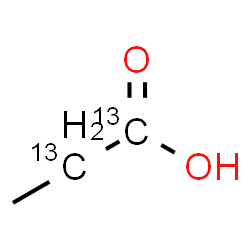 ChemSpider 2D Image | (1,2-~13~C_2_)Propanoic acid | C13C2H6O2