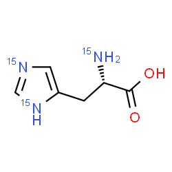 ChemSpider 2D Image | L-(~15~N_3_)Histidine | C6H915N3O2