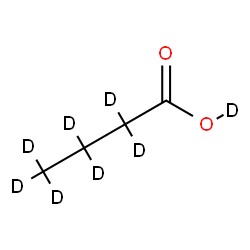 ChemSpider 2D Image | Butyric acid-d8 | C4D8O2