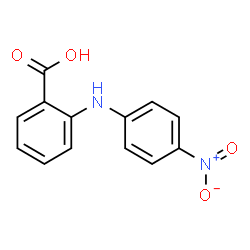 ChemSpider 2D Image | 2-(4-Nitroanilino)benzoic acid | C13H10N2O4