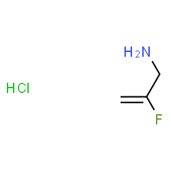 ChemSpider 2D Image | 2-Fluoro-2-propen-1-amine hydrochloride (1:1) | C3H7ClFN