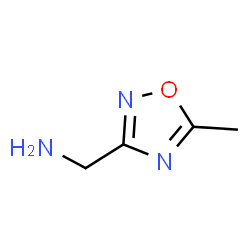 ChemSpider 2D Image | (5-METHYL-1,2,4-OXADIAZOL-3-YL)METHANAMINE | C4H7N3O