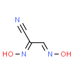ChemSpider 2D Image | (2Z,3E)-2,3-Bis(hydroxyimino)propanenitrile | C3H3N3O2