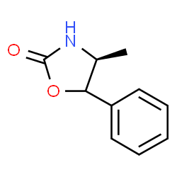 ChemSpider 2D Image | (4S)-4-Methyl-5-phenyl-1,3-oxazolidin-2-one | C10H11NO2