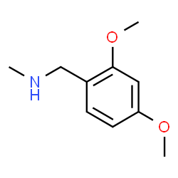 ChemSpider 2D Image | 2,4-Dimethoxy-N-methylbenzylamine | C10H15NO2