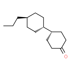ChemSpider 2D Image | (1's,4'r)-4'-Propyl-1,1'-bi(cyclohexyl)-4-one | C15H26O