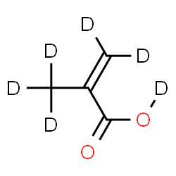 ChemSpider 2D Image | Methacrylic Acid-d6 | C4D6O2