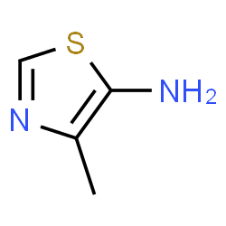 ChemSpider 2D Image | 4-methylthiazol-5-amine | C4H6N2S