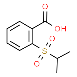 ChemSpider 2D Image | 2-(Isopropylsulfonyl)benzoic acid | C10H12O4S