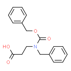 ChemSpider 2D Image | N-Benzyl-N-[(benzyloxy)carbonyl]-beta-alanine | C18H19NO4