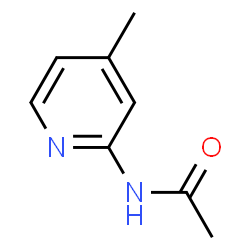 ChemSpider 2D Image | 2-Acetamido-4-picoline | C8H10N2O