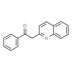 ChemSpider 2D Image | 1-Phenyl-2-(2-quinolinyl)ethanone | C17H13NO
