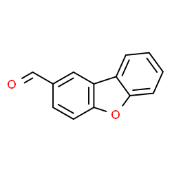 ChemSpider 2D Image | Dibenzofuran-2-carboxaldehyde | C13H8O2