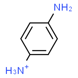 ChemSpider 2D Image | 4-Aminoanilinium | C6H9N2