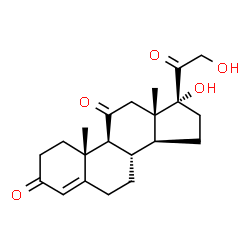 ChemSpider 2D Image | Cortisone | C21H28O5