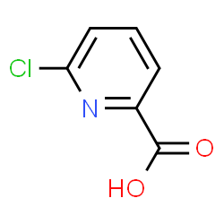 ChemSpider 2D Image | 6-Chloro-2-pyridinecarboxylic acid | C6H4ClNO2
