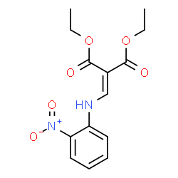 ChemSpider 2D Image | diethyl 2-[(2-nitroanilino)methylidene]malonate | C14H16N2O6