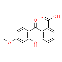 ChemSpider 2D Image | 2-(2-Hydroxy-4-methoxybenzoyl)benzoic acid | C15H12O5