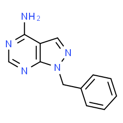 ChemSpider 2D Image | 1-Benzyl-1H-pyrazolo[3,4-d]pyrimidin-4-amine | C12H11N5