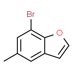 ChemSpider 2D Image | 7-Bromo-5-methylbenzofuran | C9H7BrO