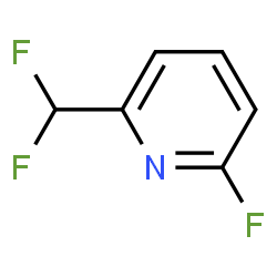 ChemSpider 2D Image | 2-(Difluoromethyl)-6-fluoropyridine | C6H4F3N