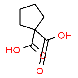 ChemSpider 2D Image | 1,1-Cyclopentanedicarboxylic acid | C7H10O4