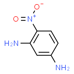 ChemSpider 2D Image | 4-Nitro-m-phenylenediamine | C6H7N3O2