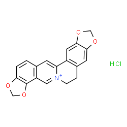 ChemSpider 2D Image | Coptisine hydrochloride | C19H15ClNO4