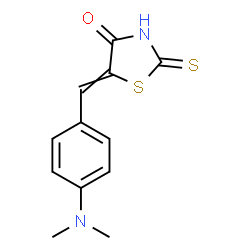 ChemSpider 2D Image | p-Dimethylaminobenzalrhodanine | C12H12N2OS2