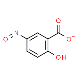 ChemSpider 2D Image | 2-Hydroxy-5-nitrosobenzoate | C7H4NO4