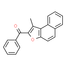 ChemSpider 2D Image | (1-methyl-2-benzo[e]benzofuranyl)-phenylmethanone | C20H14O2
