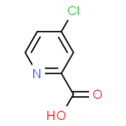 ChemSpider 2D Image | 4-Chloro-2-pyridinecarboxylic acid | C6H4ClNO2