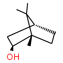 ChemSpider 2D Image | (1S,2S,4R)-1,7,7-Trimethylbicyclo[2.2.1]heptan-2-ol | C10H18O