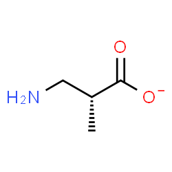 ChemSpider 2D Image | R-b-aminoisobutyrate | C4H8NO2
