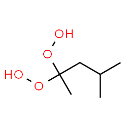 ChemSpider 2D Image | 4-Methyl-2,2-pentanediyl dihydroperoxide | C6H14O4