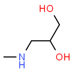 ChemSpider 2D Image | 3-Methylamino-1,2-propanediol | C4H11NO2