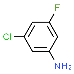 ChemSpider 2D Image | 3-Chloro-5-fluoroaniline | C6H5ClFN