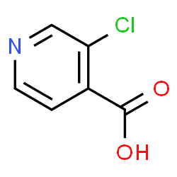 ChemSpider 2D Image | 3-Chloroisonicotinic acid | C6H4ClNO2
