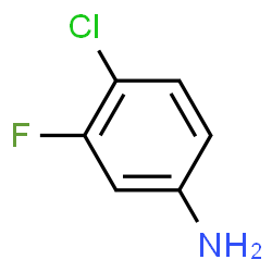 ChemSpider 2D Image | 4-Chloro-3-fluoroaniline | C6H5ClFN