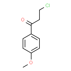 ChemSpider 2D Image | β-Chloro-4-Methoxypropiophenone | C10H11ClO2