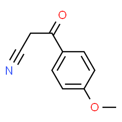 ChemSpider 2D Image | 4-Methoxybenzoylacetonitrile | C10H9NO2