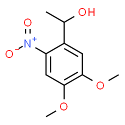 ChemSpider 2D Image | 1-(4,5-Dimethoxy-2-nitrophenyl)ethanol | C10H13NO5