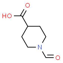 ChemSpider 2D Image | 1-Formylisonipecotic acid | C7H11NO3