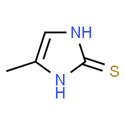 ChemSpider 2D Image | 4-Methyl-1H-imidazole-2-thiol | C4H6N2S