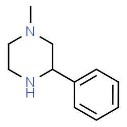 ChemSpider 2D Image | 1-Methyl-3-phenylpiperazine | C11H16N2