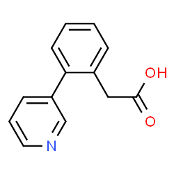 ChemSpider 2D Image | 2-(3'-Pyridyl)phenylacetic acid | C13H11NO2